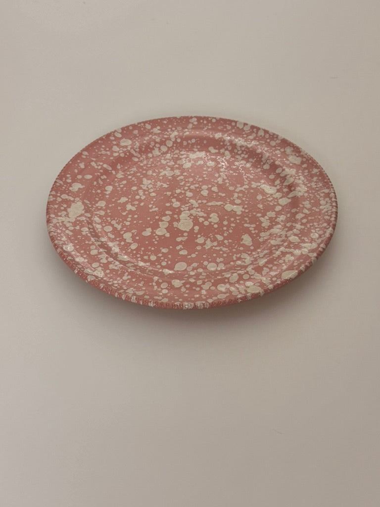 Large dinner plate in splatter