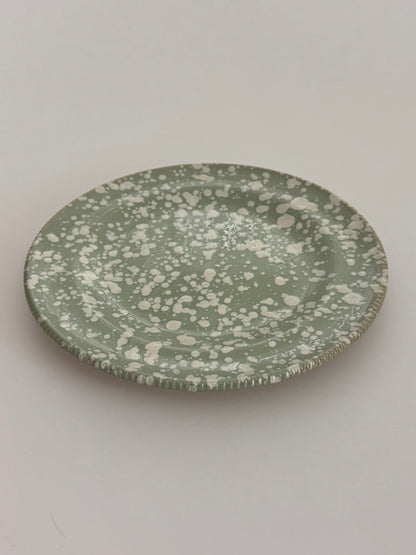 Large dinner plate in splatter