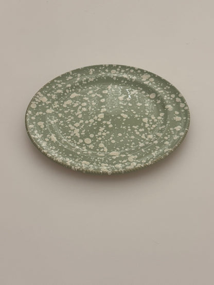 Large dinner plate in splatter