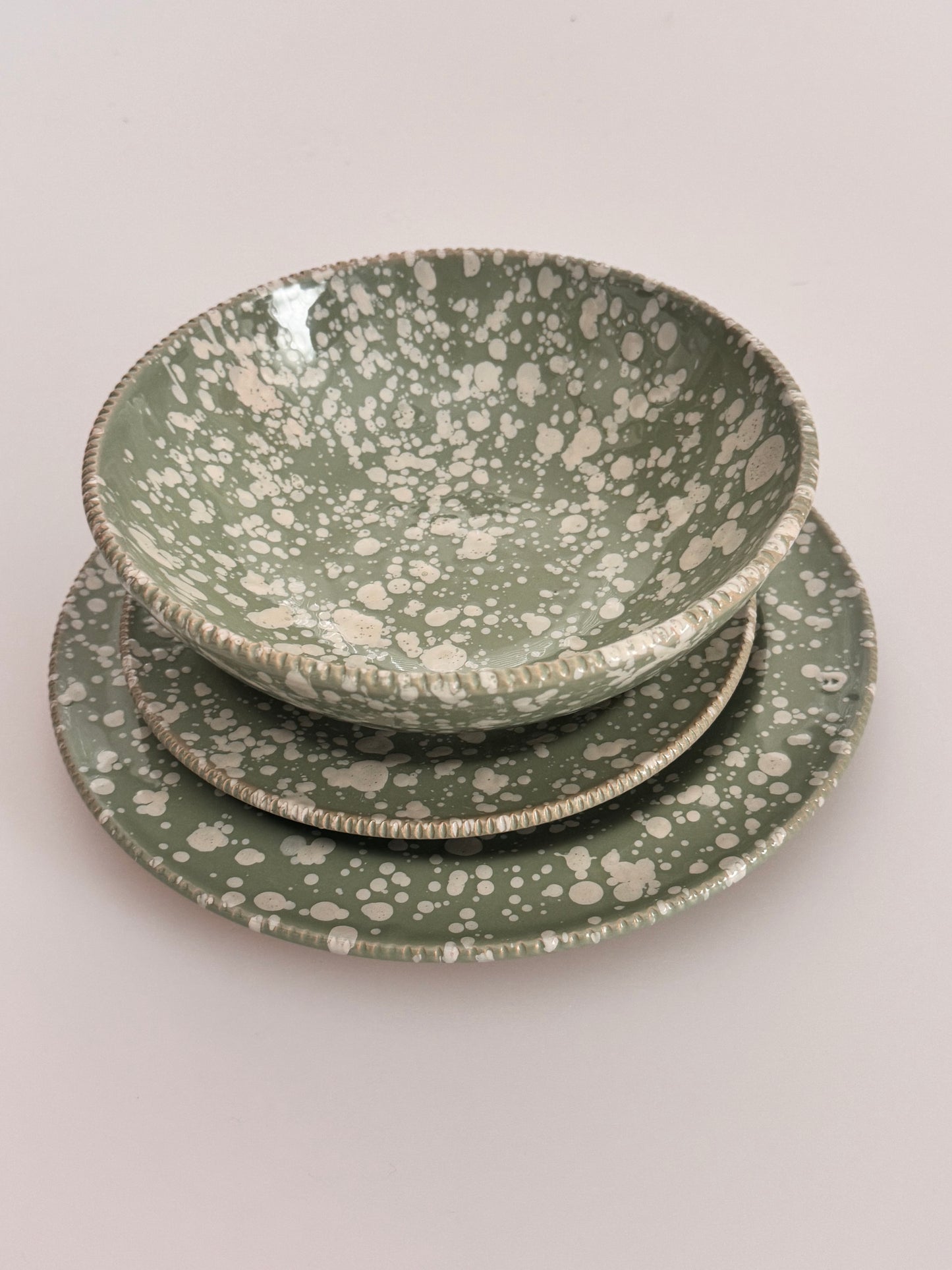 Large bowl in splatter